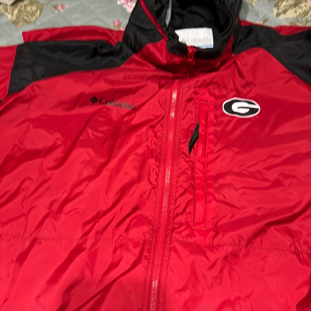 Men’s xl Columbia Georgia bulldogs windbreaker jacket